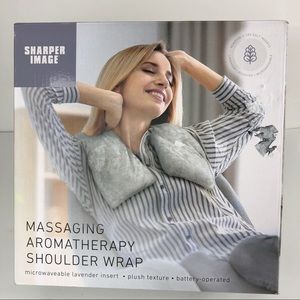 Sharper Image Massaging Aromatherapy Shoulder Wrap